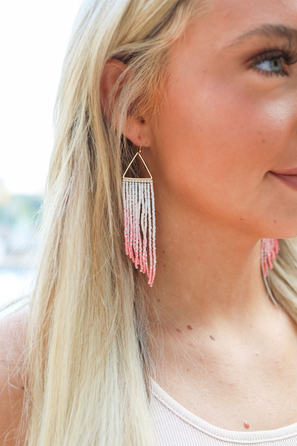 Triangle Fringe Earrings