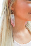 Triangle Fringe Earrings