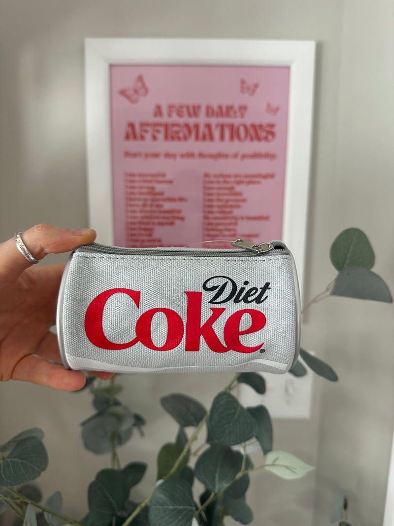 Diet Coke Canvas Coin Purse