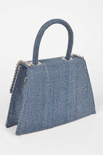 Denim Rhinestone Purse