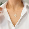 Crystal Initial Bubble Necklace