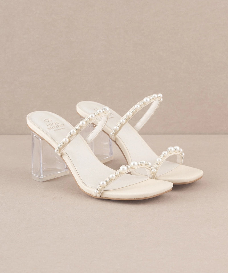 Mae Pearl Strap Heel