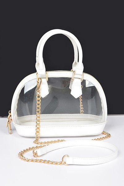 Top Handle Clear Purse