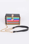 Color Pencil Box Clutch