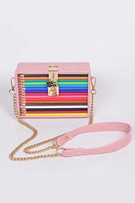 Color Pencil Box Clutch