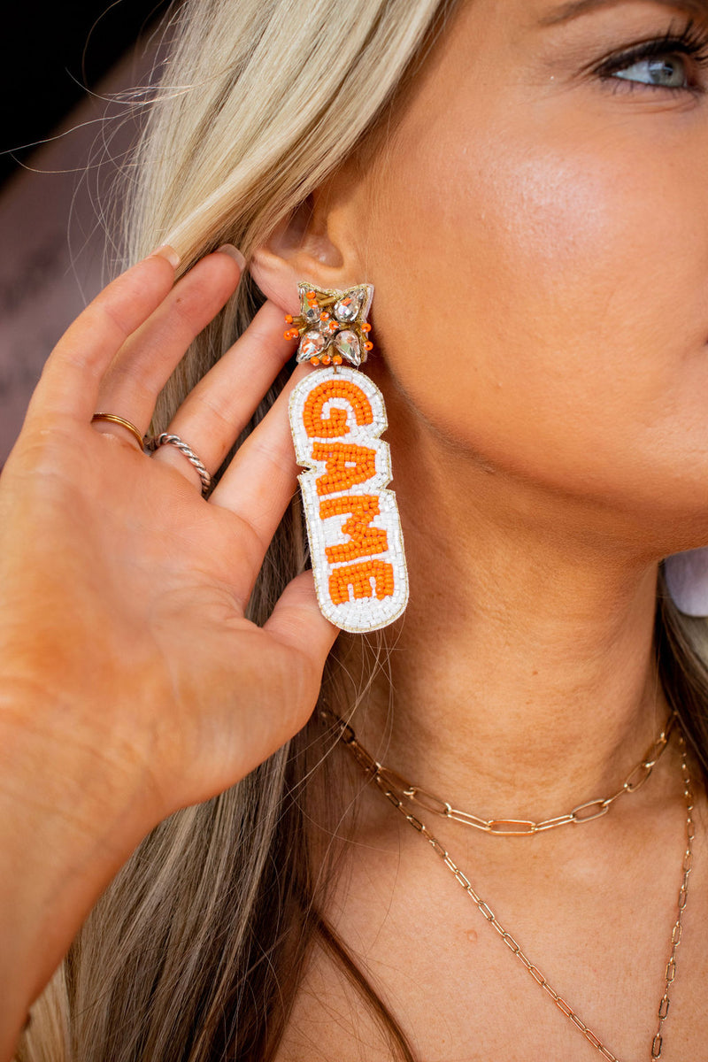 GameDay Beaded Earrings