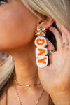 GameDay Beaded Earrings