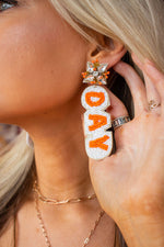 GameDay Beaded Earrings