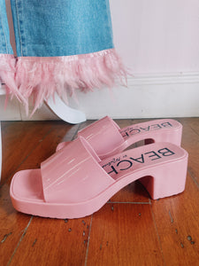 Off To The Beach Platforms - pink